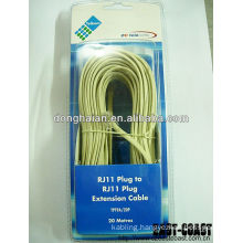 Home telephone ADSL RJ11 to RJ11 Cable